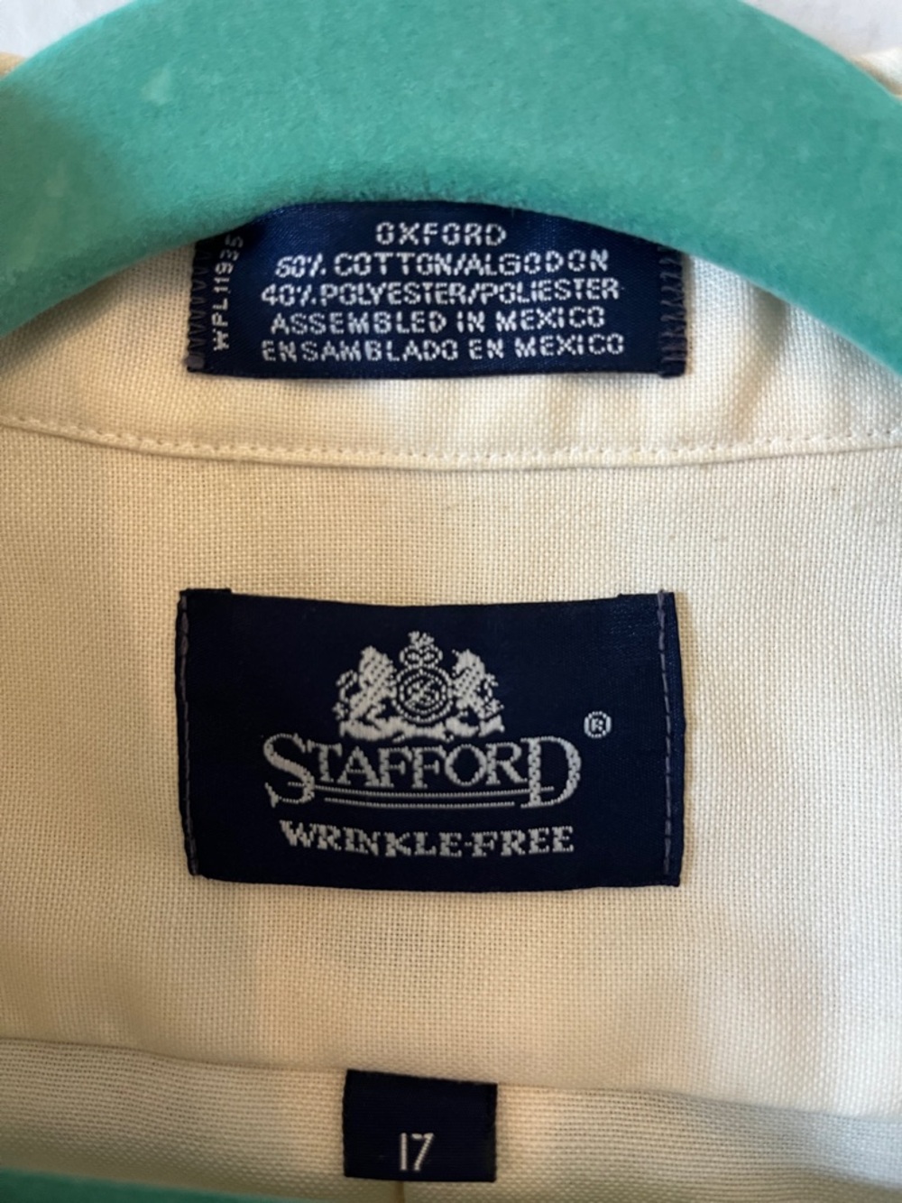 Stafford Short-Sleeve Button-Down Shirt - Cream - Picture 8 of 11